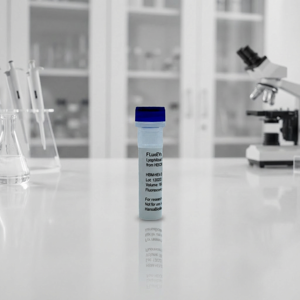 Fluorescent EVs from HEK293 cells (CD9-mCherry) (100µL vial)